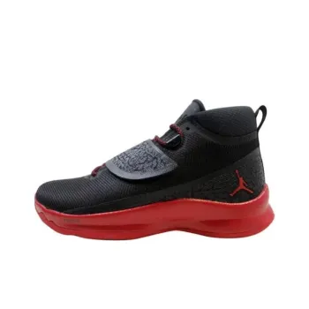 JORDAN Super Fly 5 Po Black Gym Red