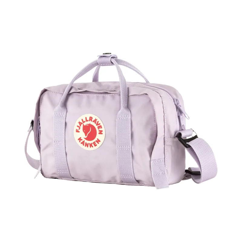 Fjallraven Kanken Vinylon One Shoulder Crossbody Portable Fanny Pack Large Size Men's Lavender-1