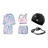 Swimsuit+Swimming Cap+Swim Goggles