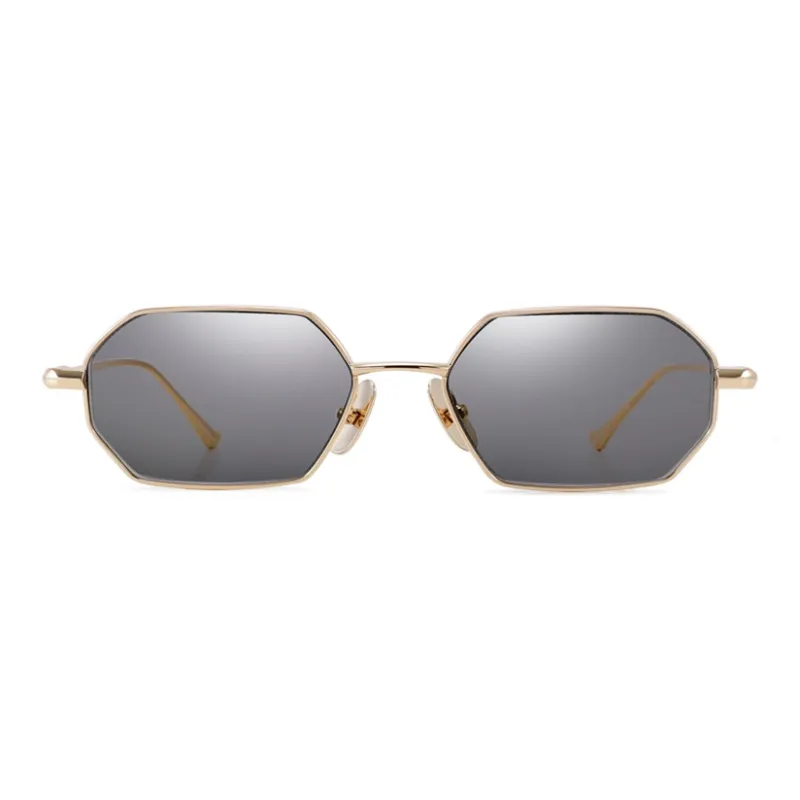  JIGOTT Metal Irregular Shape Sunglasses Unisex-1