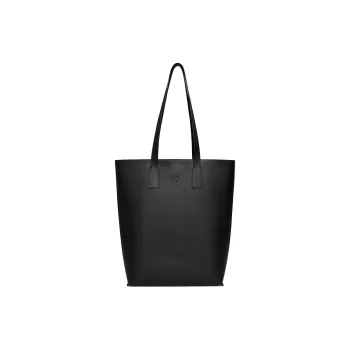 Timberland Genuine Leather Tote Bag Shopping Bag Handbag Shoulder Bag Women's Black