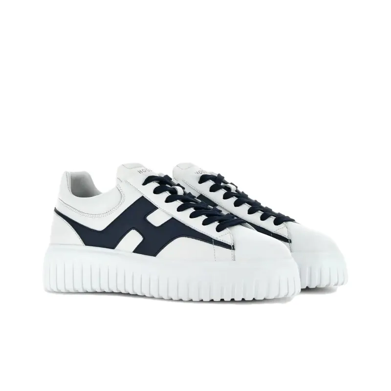 HOGAN H-Stripes Leather Sneakers-1