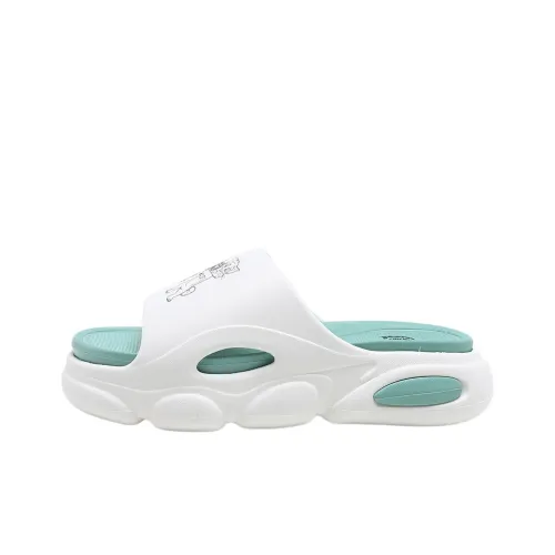 TALKING TOM Slide Slippers Unisex White