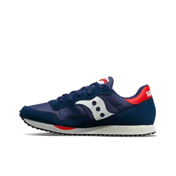 Saucony DXN Trainer Durable Breathable Low Top Running Shoes Men's Blue Red