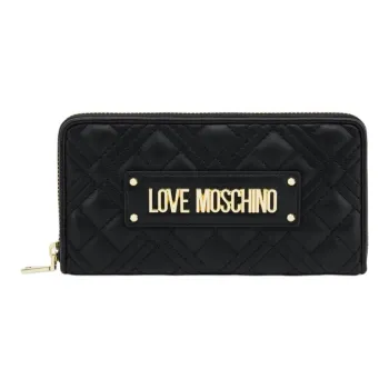 LOVE MOSCHINO Polyurethane Wallet Women's Black