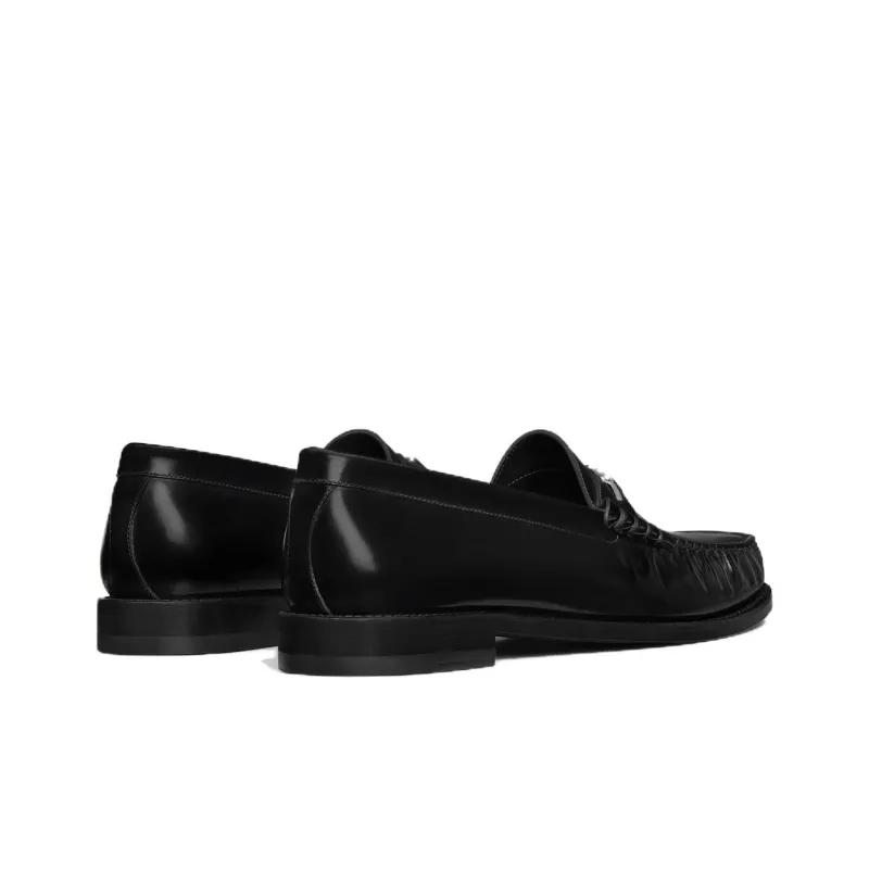 CELINE Triomphe Loafers Men's Black-3