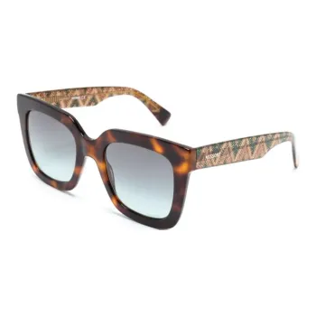 MISSONI Tortoiseshell effect Square frame Sunglasses