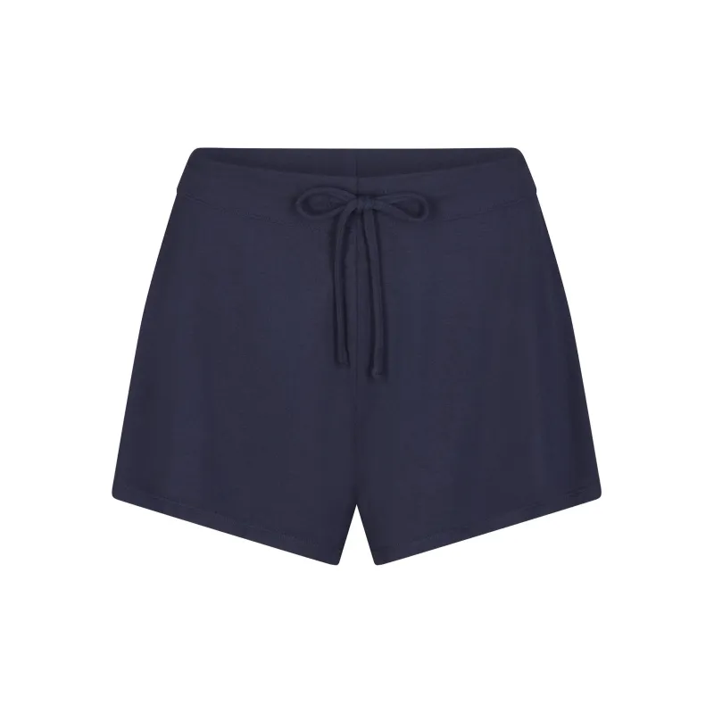 SKIMS SLEEP SHORT Pajama Pants Women's NAVY/Marine Blue-0