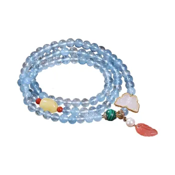 Angel Wishes Aquamarine Bracelets Women's