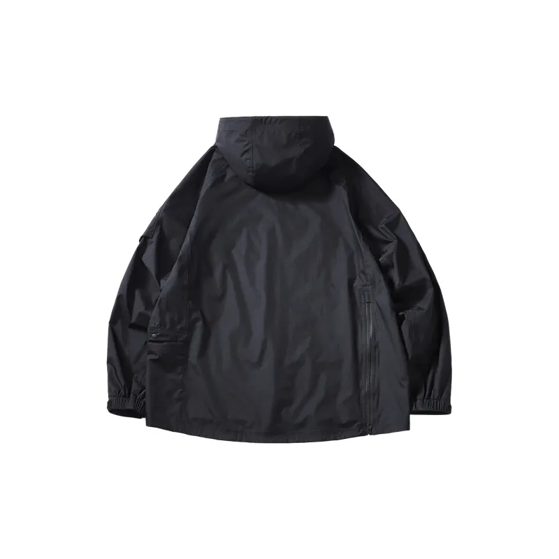 SET FUNS Outdoor Style Jacket Spring And Fall Season Unisex Classic Black-1
