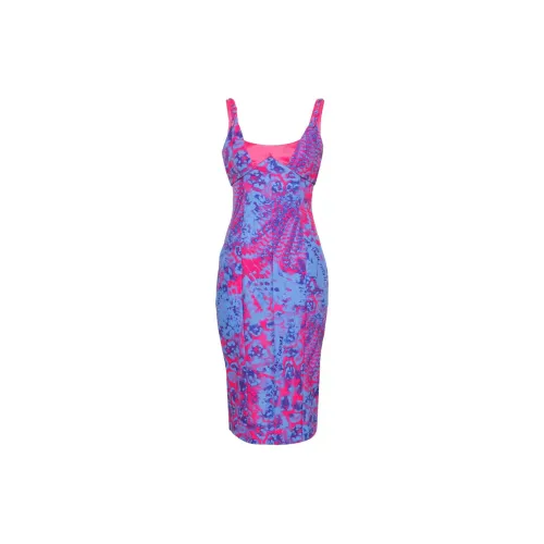 VERSACE JEANS Slip Dresses Women's Purple