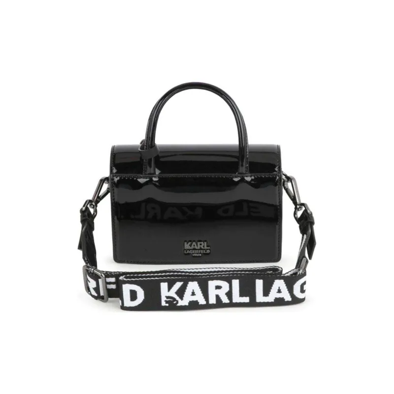 KARL LAGERFELD / Karl Lagerfeld Jeans Ikonik Karl Logo-embossed Shoulder Bag-3