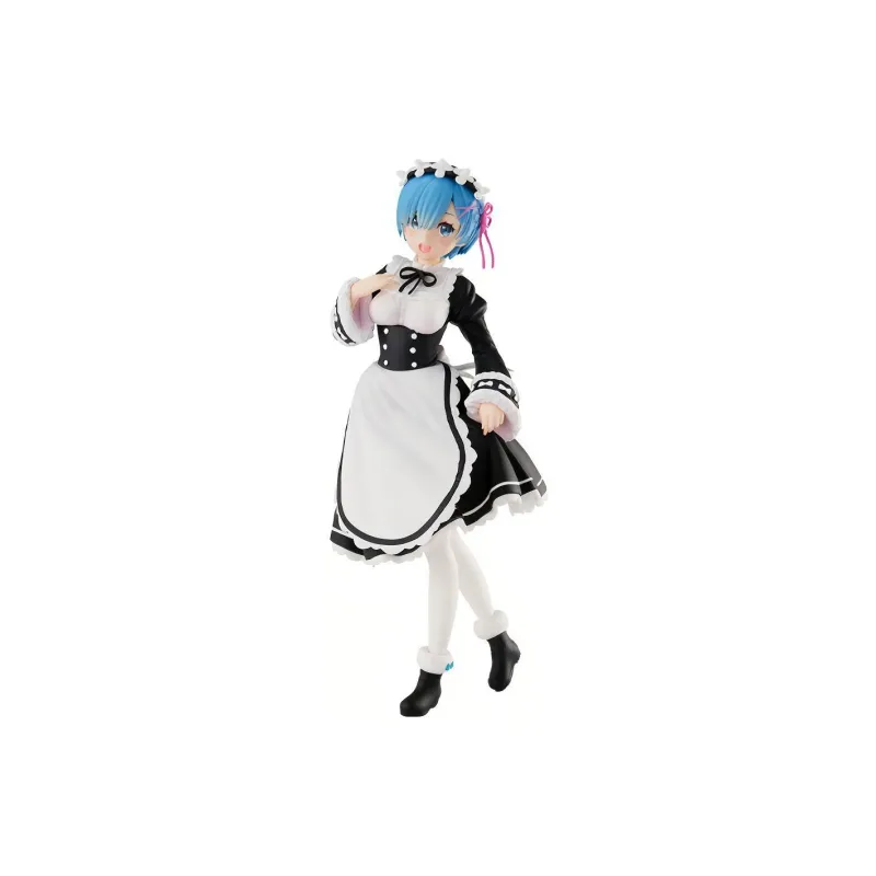 GSC Rem Pop Up Parade Re  Zero Starting Life In Another World Ice Season Outfit Reissued Version Scale Figures 17cm-0