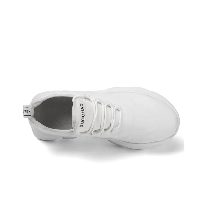 CAMOSI Cushioned Slip Resistant Low Top Chunky Sneakers Unisex-2