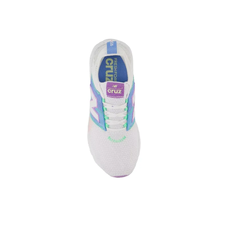 New Balance Fresh Foam X Cruz Artisan V3 Running Shoes Women's Low-Top White/Blue/Purple-2