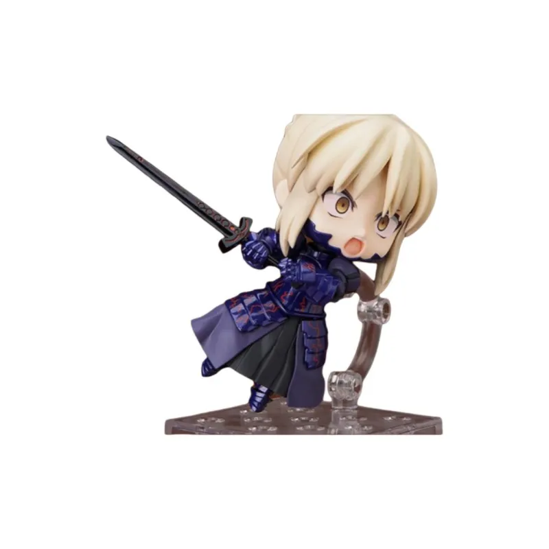 GSC Fate Tyrant Iron Hammer Alter Black Saber 10cm Chibi Figures-5