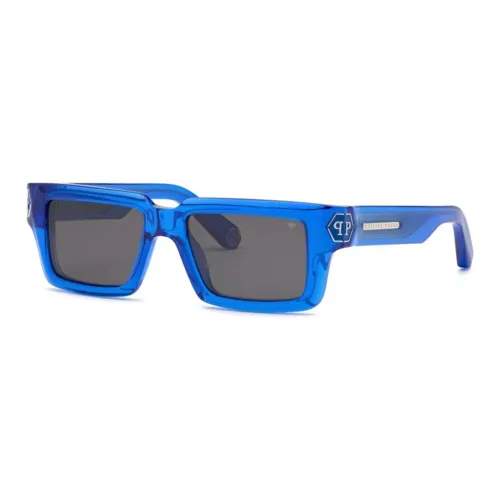 PHILIPP PLEIN Dark Shapes Rectangle-frame Sunglasses