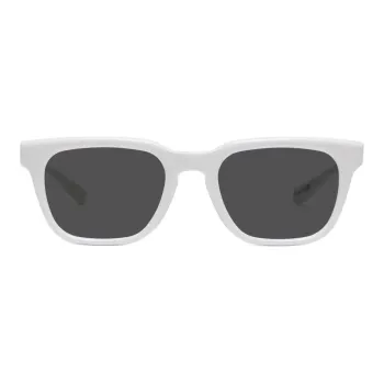 GENTLE MONSTER Plate Frame Irregular Shape Sunglasses Unisex White