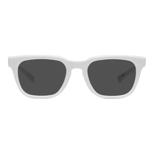 GENTLE MONSTER Plate Frame Irregular Shape Sunglasses Unisex White