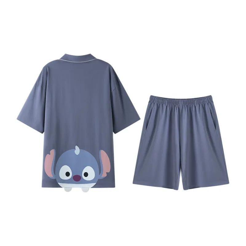 JINGYUN x Disney Co op Series Pajama Set Men's Stitch-1