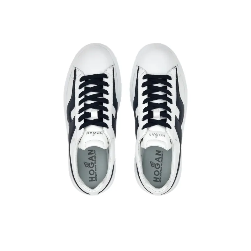 HOGAN H-Stripes Leather Sneakers-3
