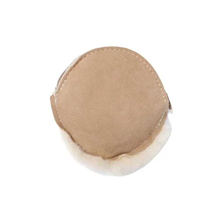 UGG Shearling Wallet Unisex Sand-3
