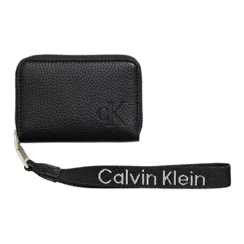 CK/Calvin Klein Polyurethane Wallet Women's Black