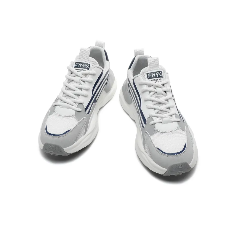 CEDAR HAN Shock Absorbers Slip Resistant, Abrasion Resistant, Breathable Low Top Chunky Sneakers Unisex-4