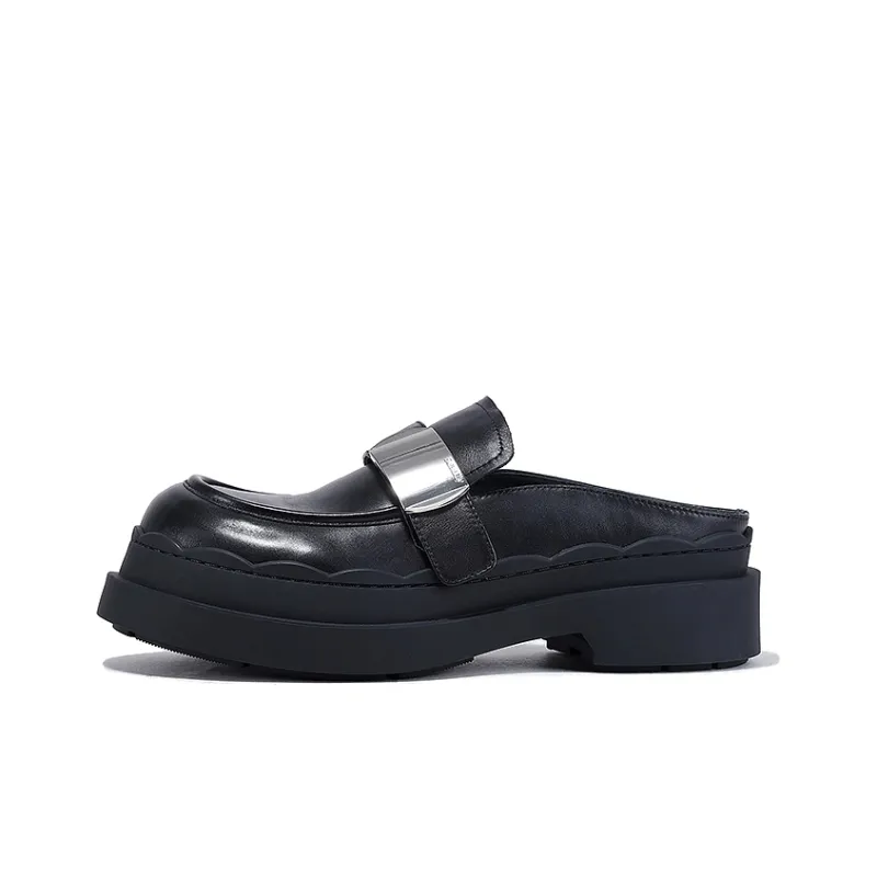 BELLALILY Closed Toe Slippers 3.5cm Women's-6