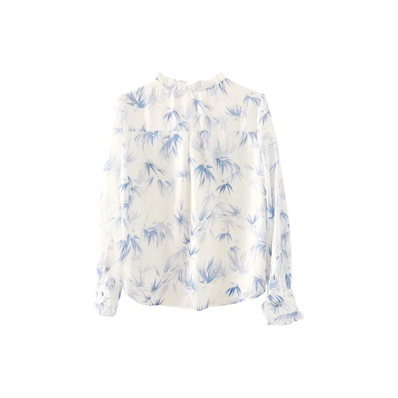 YALIDA Shirts Women's Blue B0-1