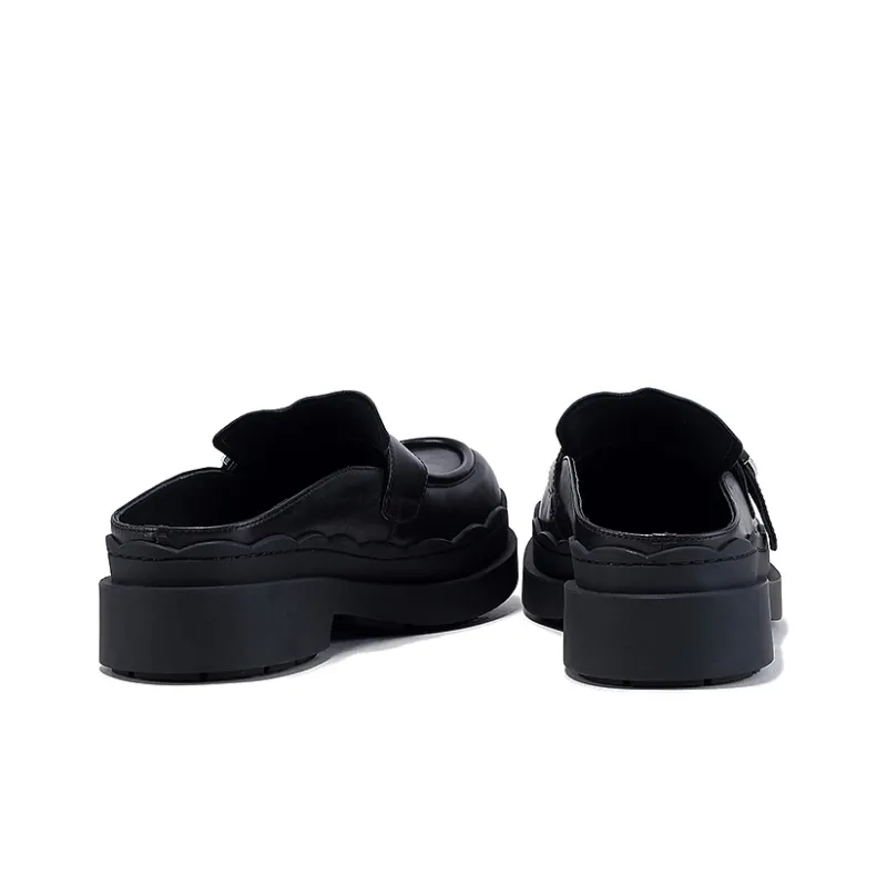 BELLALILY Closed Toe Slippers 3.5cm Women's-10
