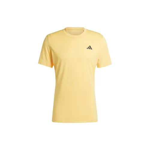 Adidas T-Shirts Men Light Yellow