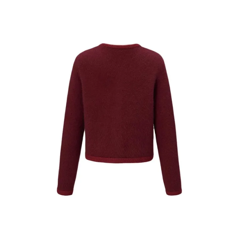 JASON WU Sweater Women's Burgundy-1