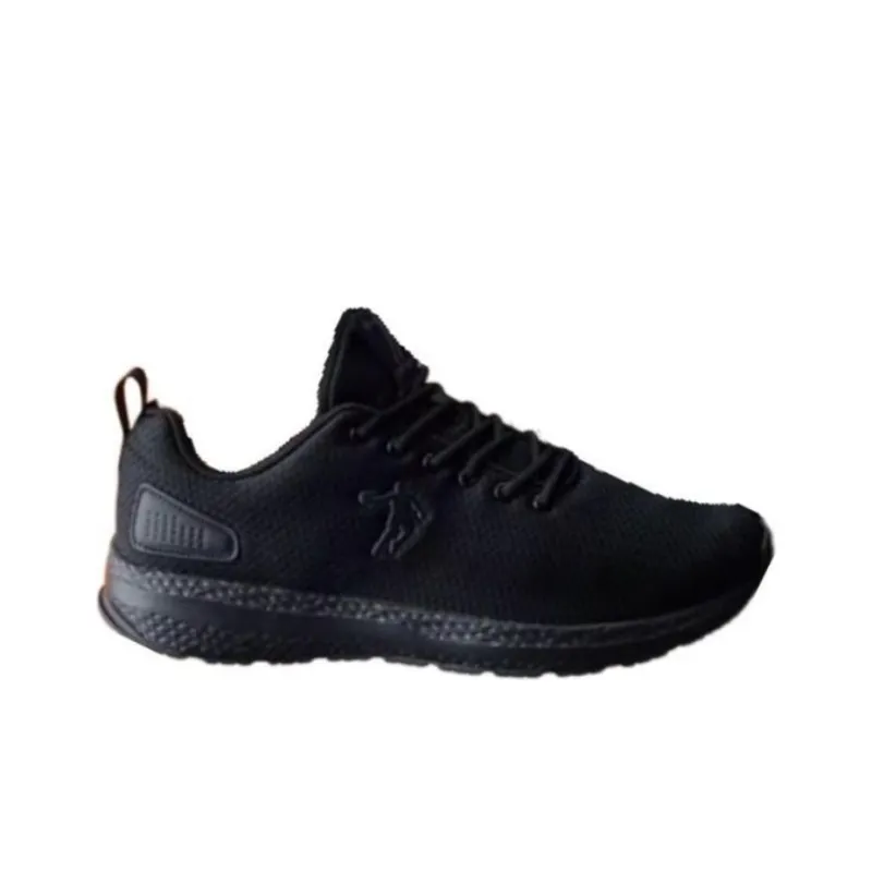 QIAODAN Breathable Low Top Running Shoes Men's Black-1