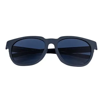 EMPORIO ARMANI Plate Frame Irregular Shape Sunglasses Men's Blue