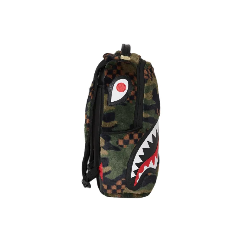 SPRAYGROUND Polyester With Faux Fur Backpack Unisex Camouflage-2