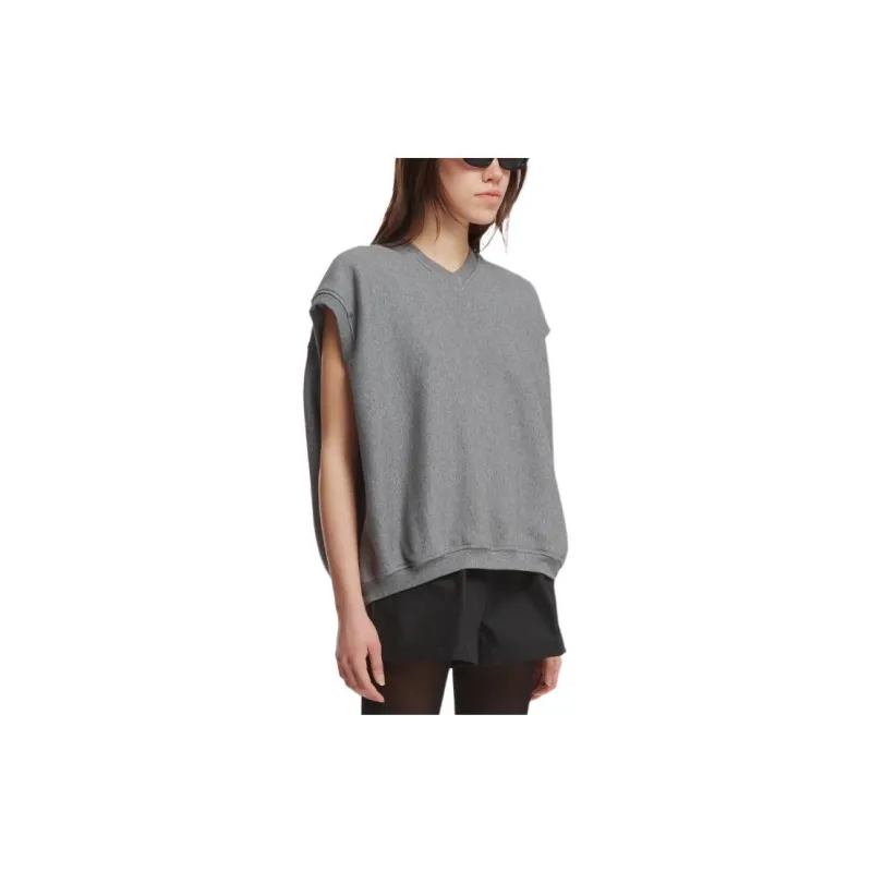 Alexander Wang Cotton jersey Sweater Vest-3
