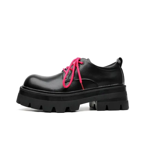 Lady's House Dress Shoes Men Low-Top Black