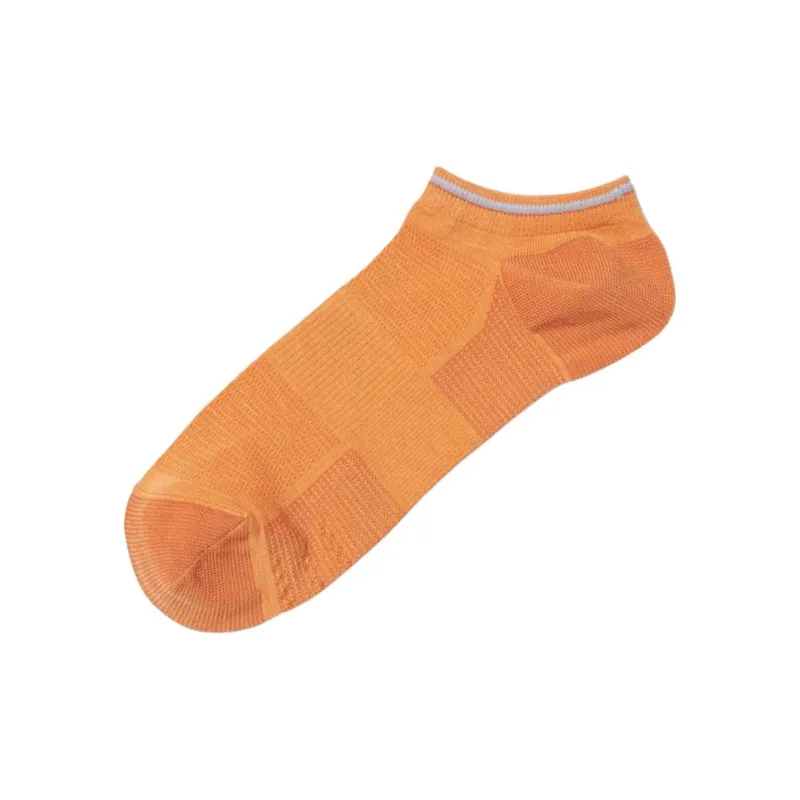 UNIQLO Ankle Socks Men's 1 Pack Bright Orange-0