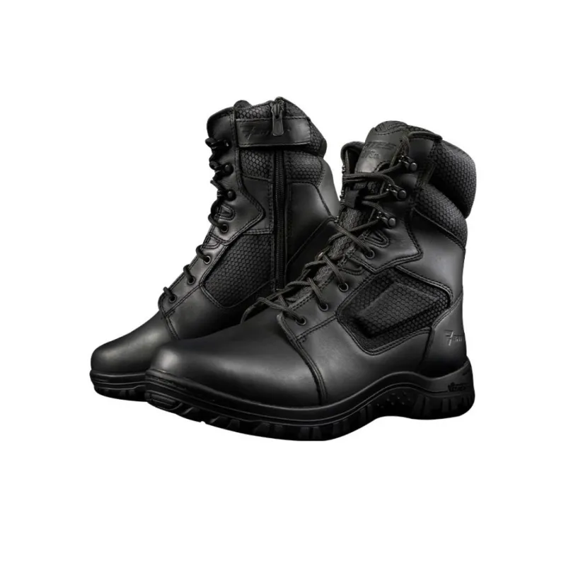 BATES Cushioning Anti-Slip Wear-Resistant Water-Resistant Coverage High-Top Outdoor Shoes Unisex Black-3