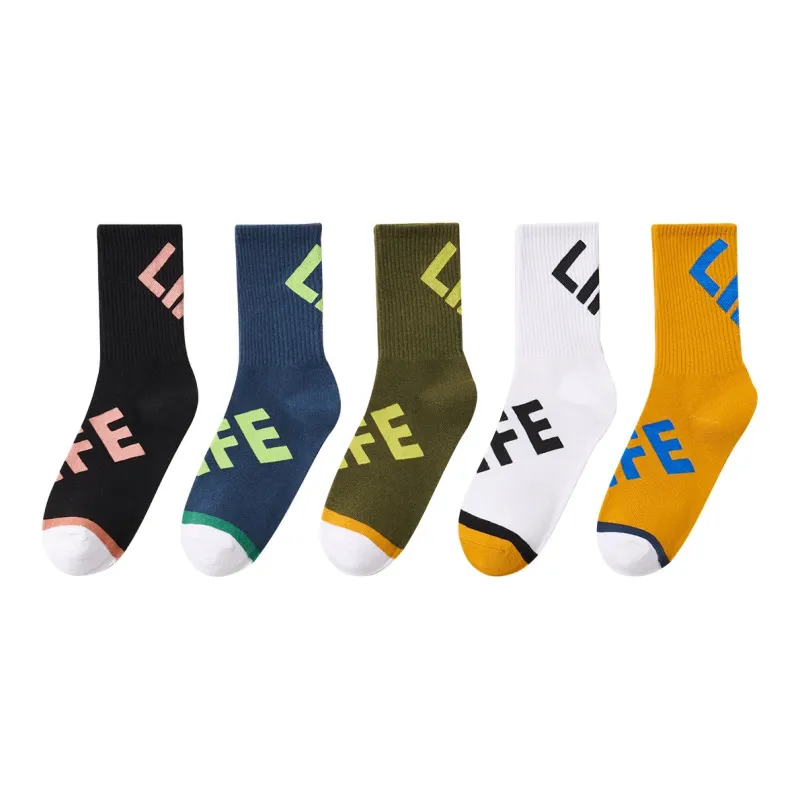 NANJIREN Basketball Socks Men's 5 Pack-0