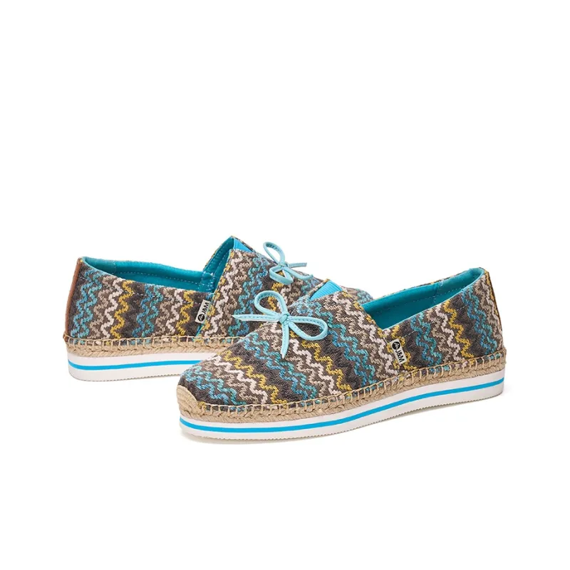 Joy&Mario Espadrilles Women's Beige/Red/Blue-18