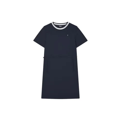 FILA Short-Sleeved Dresses Women's Pale Blue