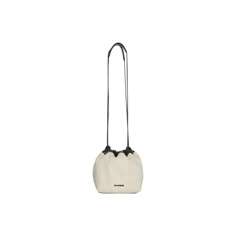JIL SANDER Dumpling Drawstring Bucket Bag-3