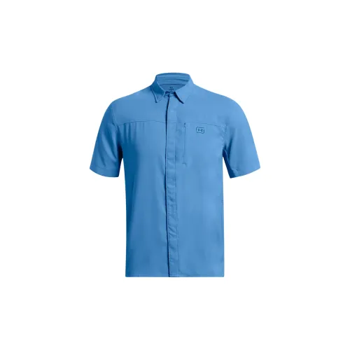 Under Armour Fish Pro Shirts Men Virus Blue