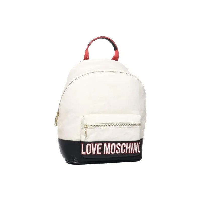 LOVE MOSCHINO Logo Embroidered Zipped Backpack-1