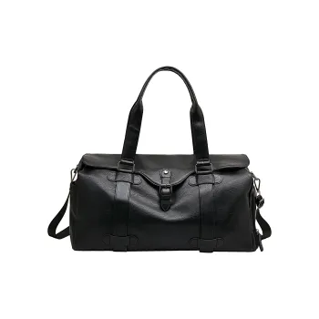 Old Man's Head Synthetic Leather Shoulder Bag, Crossbody Bag, Handbag, Travel Bag Women's Black