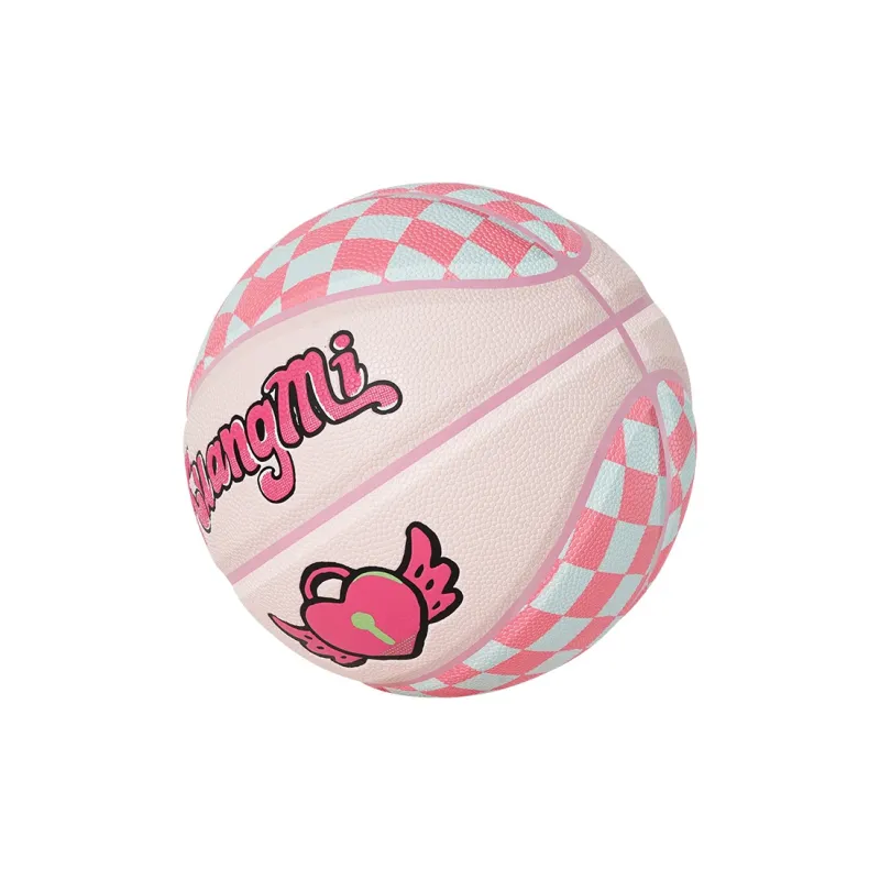Kuangmi PU Basketball Sweetheart Pink Size 7 Training Unisex-2