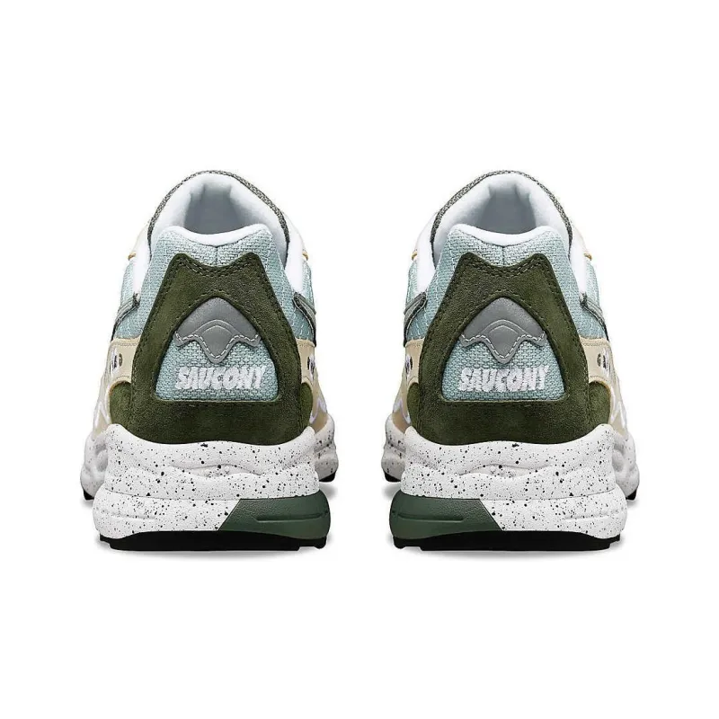 saucony 3D Grid Hurricane Premium 'Beige Green'-3