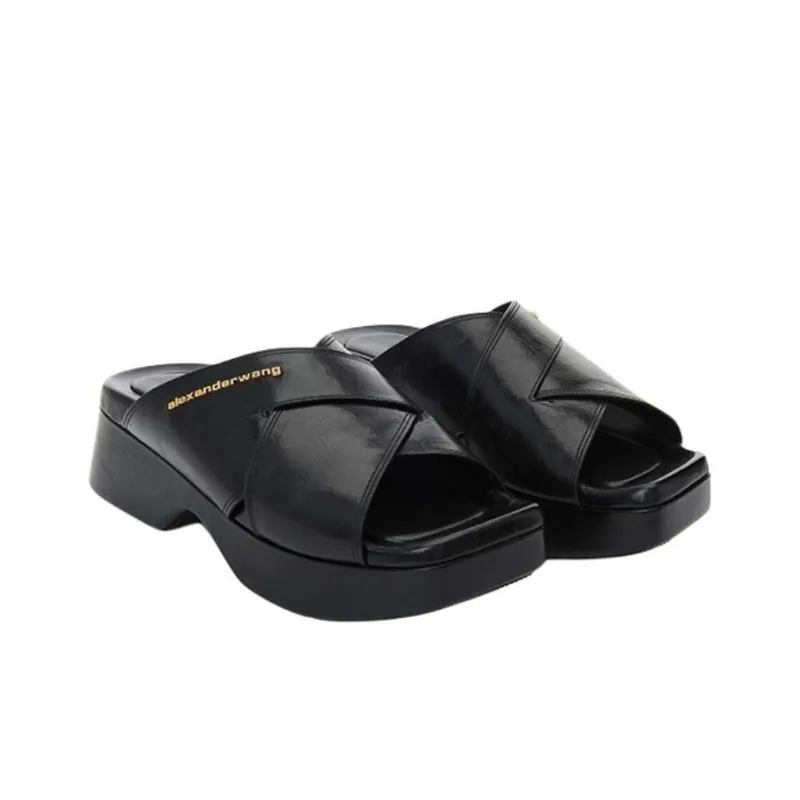 alexander wang Float 70mm Platform Leather Sandals-2